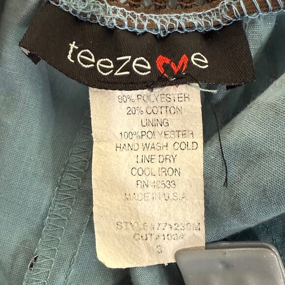 Vintage 90s Y2k Velvet Floral Strapless Dress Lolita Coquette Rococo Fairy S - Picture 4 of 4